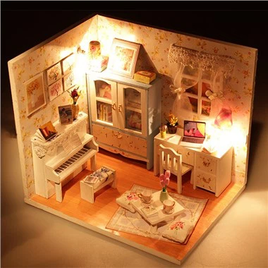 Súpravy mini domčekov pre bábiky Hongda Diorama Room