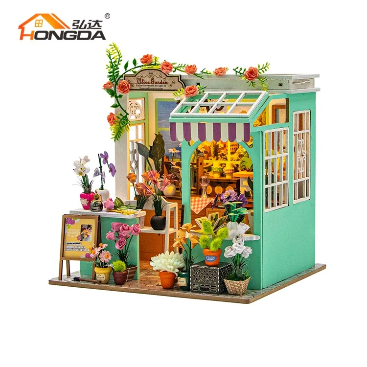 Garden Theme Diy Dollhouse Kit